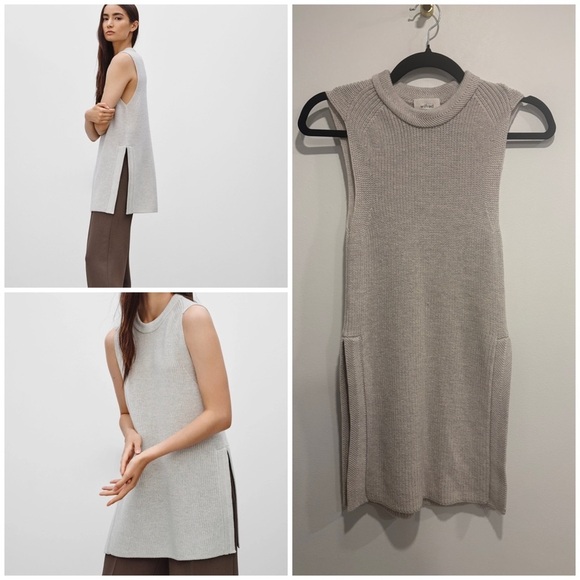 Wilfred Tops - Wilfred Palmier Italian Wool Tunic Sweater – XXS